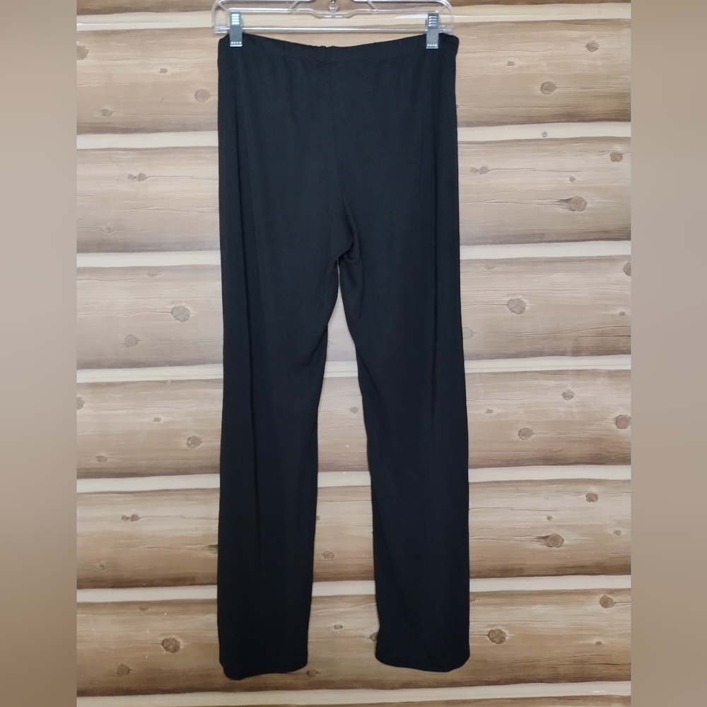5/$25 Madison studio women flare stretch black pants size small